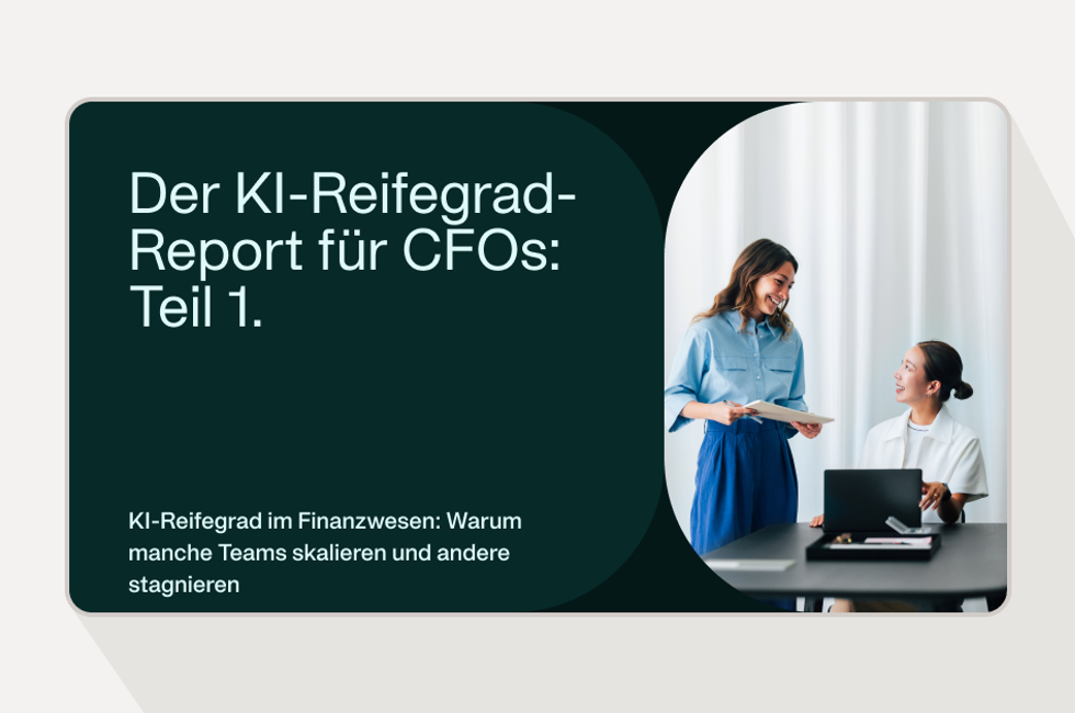 Neue Studie: 50 % der Finanzteams kommen bei der KI-Reife nicht voran